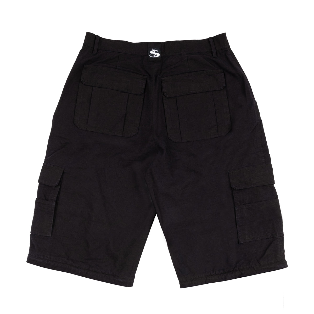 Phantasy Ripstop Cargo Zip-off Shorts (Black)