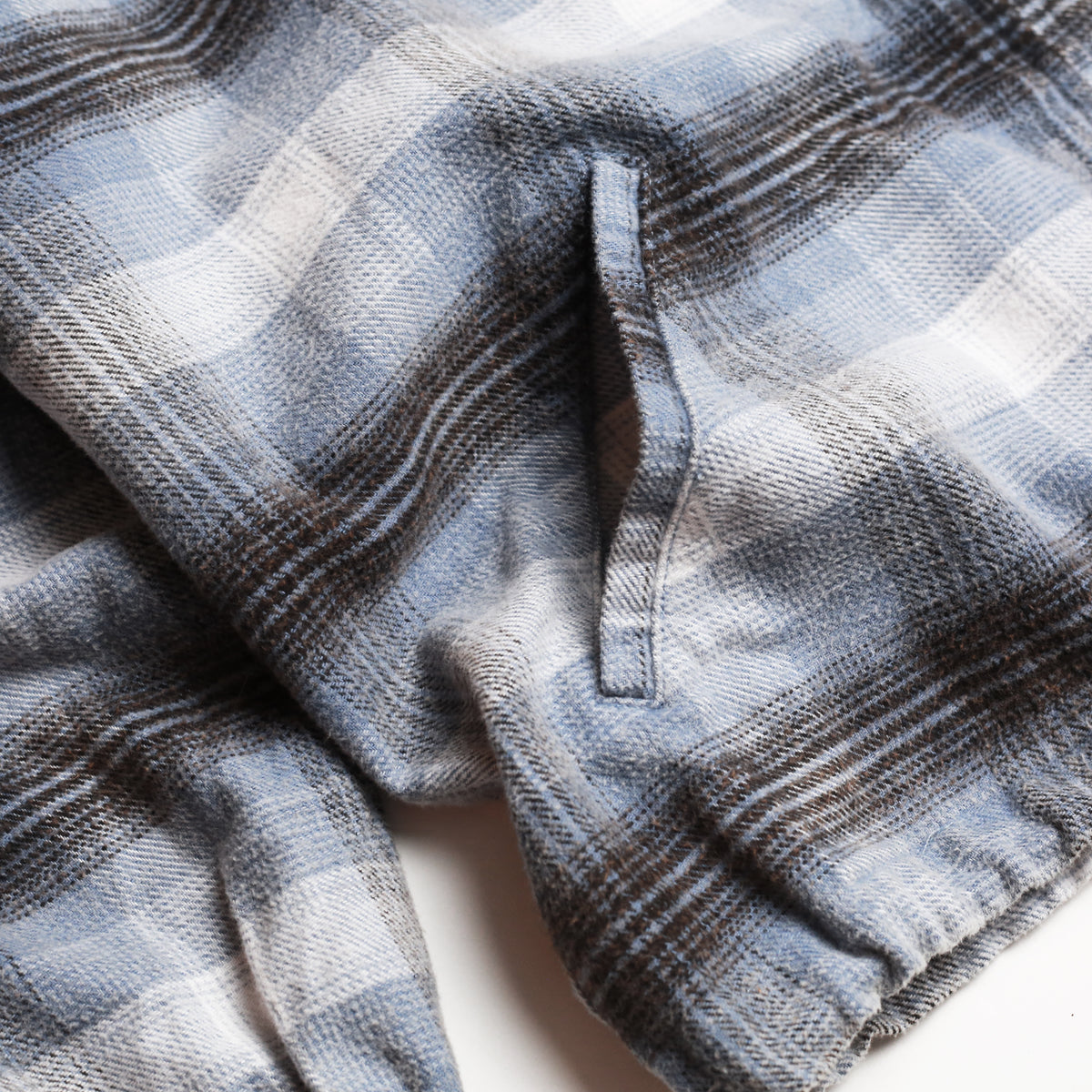 Tartan Fullzip Hood (Blue)