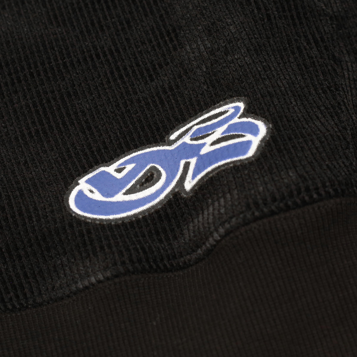 Sprayed Waffle Hood (Black)