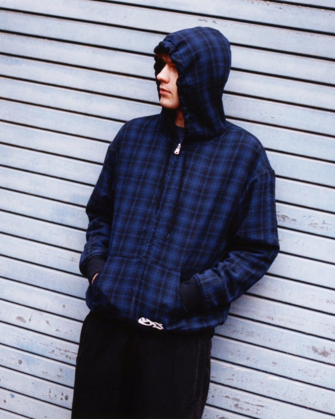 Reversible Hood (Black/Indigo)