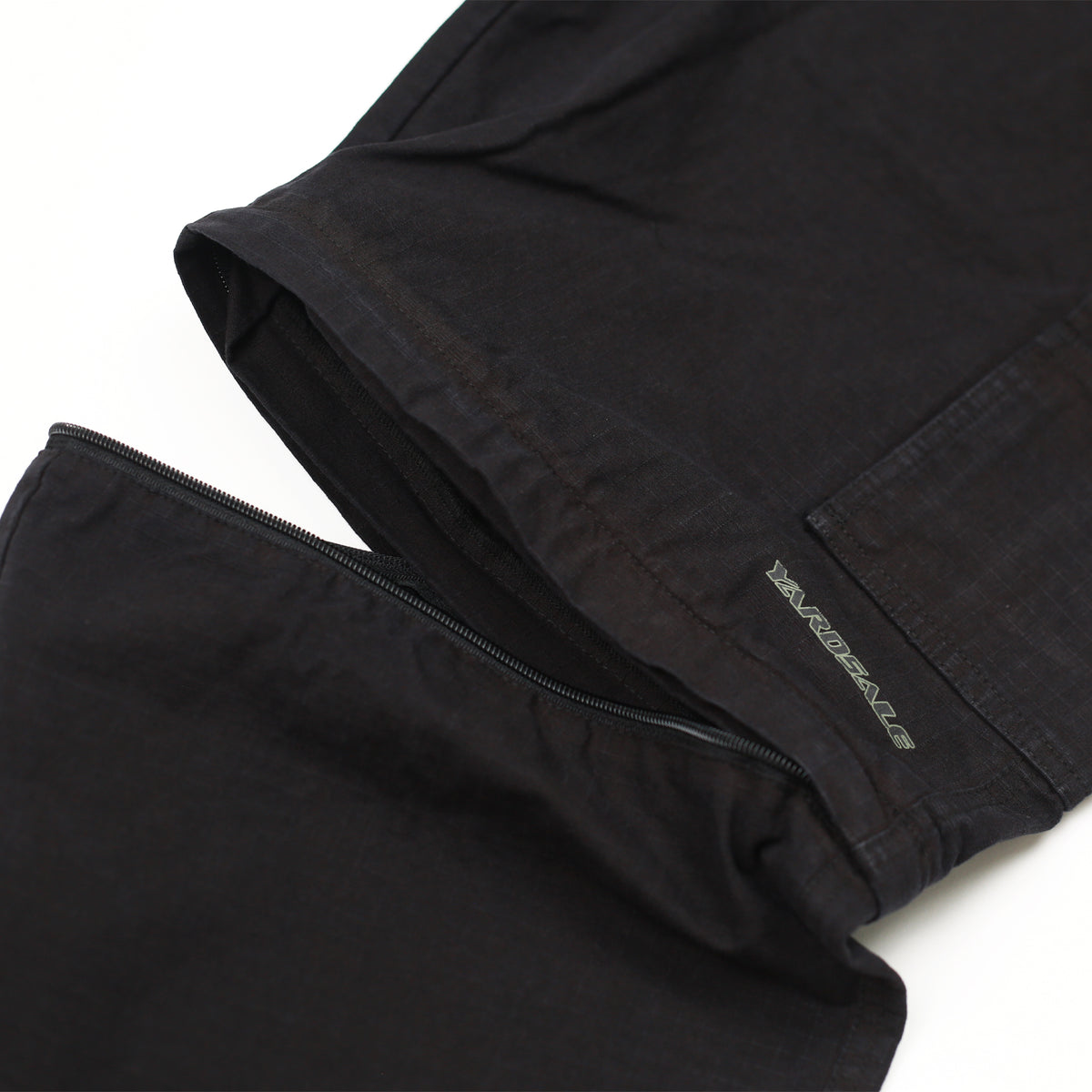 Phantasy Ripstop Cargo Zip-off Shorts (Black)