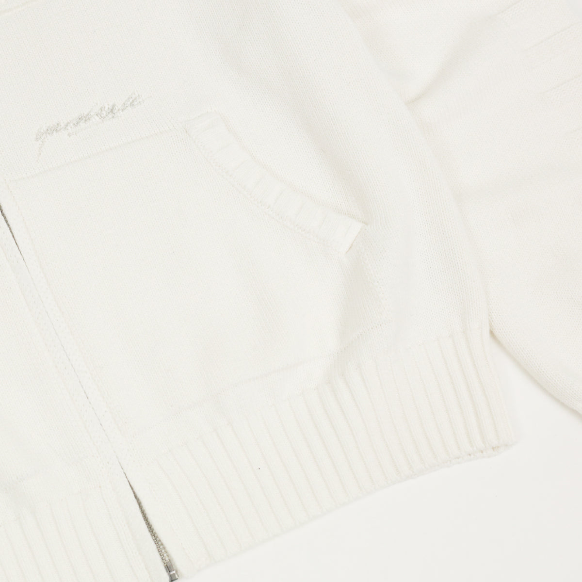Faldo Knitted Full-Zip (Cream)