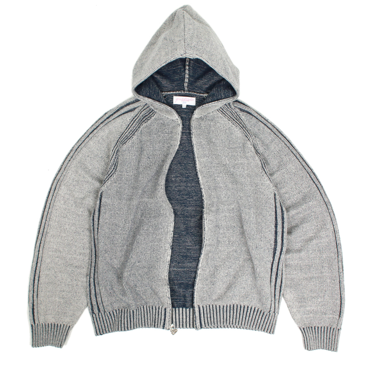 Heathered Fullzip Hood (Stone)