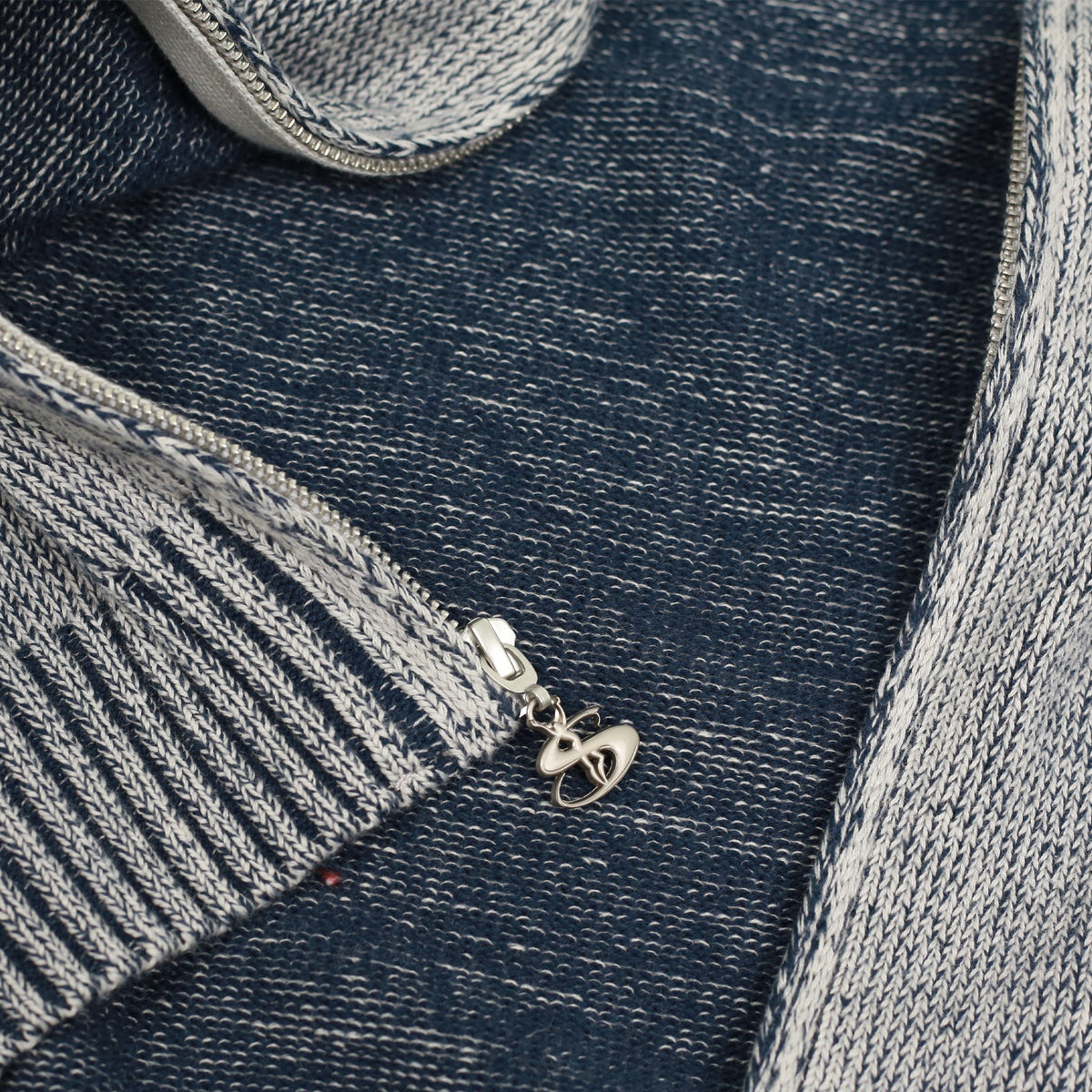 Heathered Fullzip Hood (Stone)