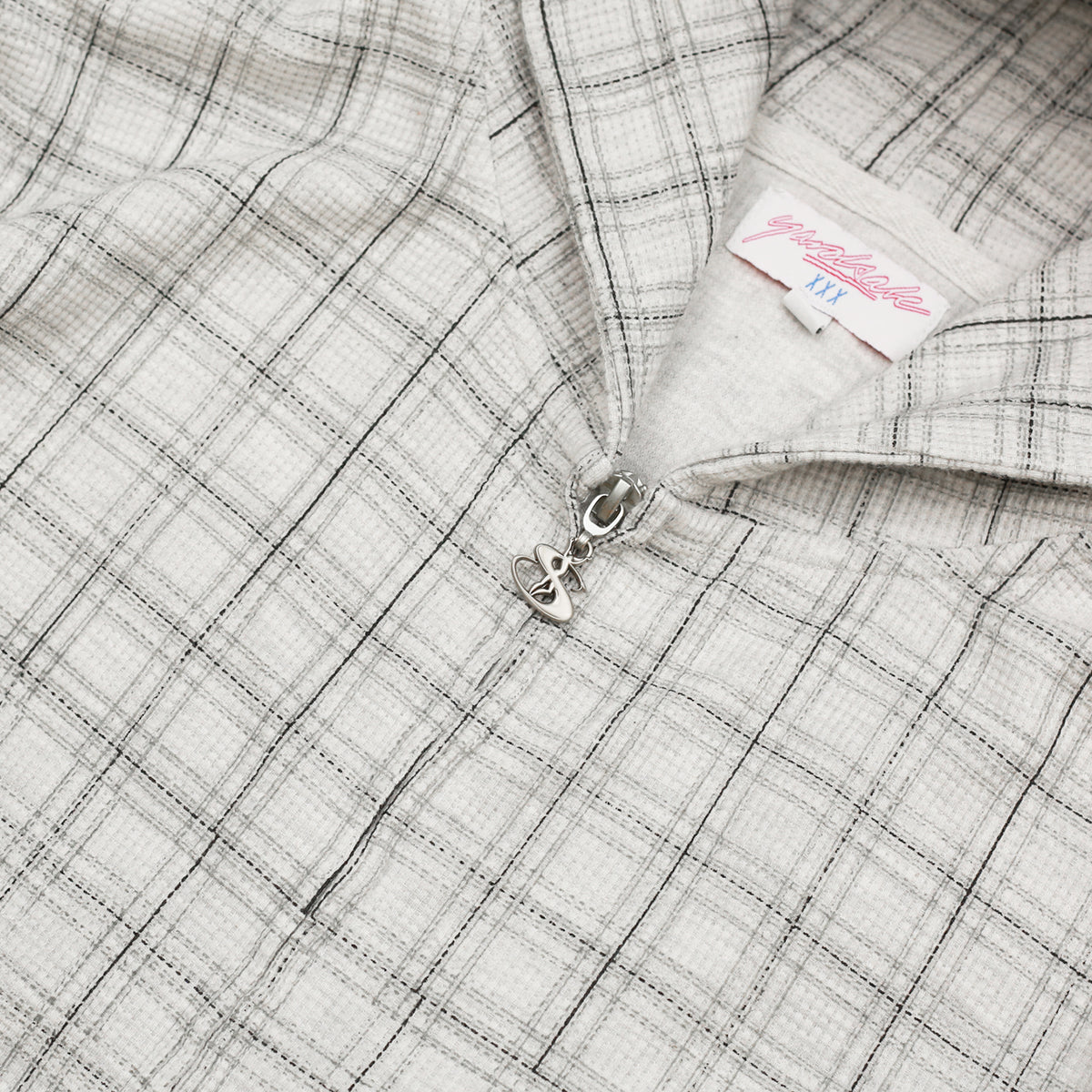 Check Waffle Hood (Grey)