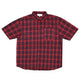 Faded Plaid Shirt (Red)