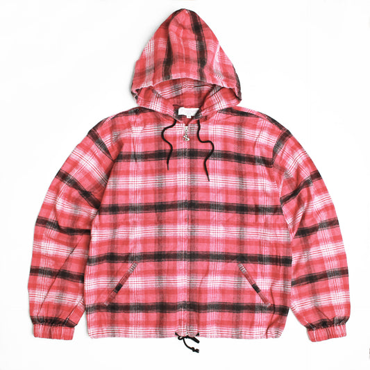 Tartan Fullzip Hood (Red)