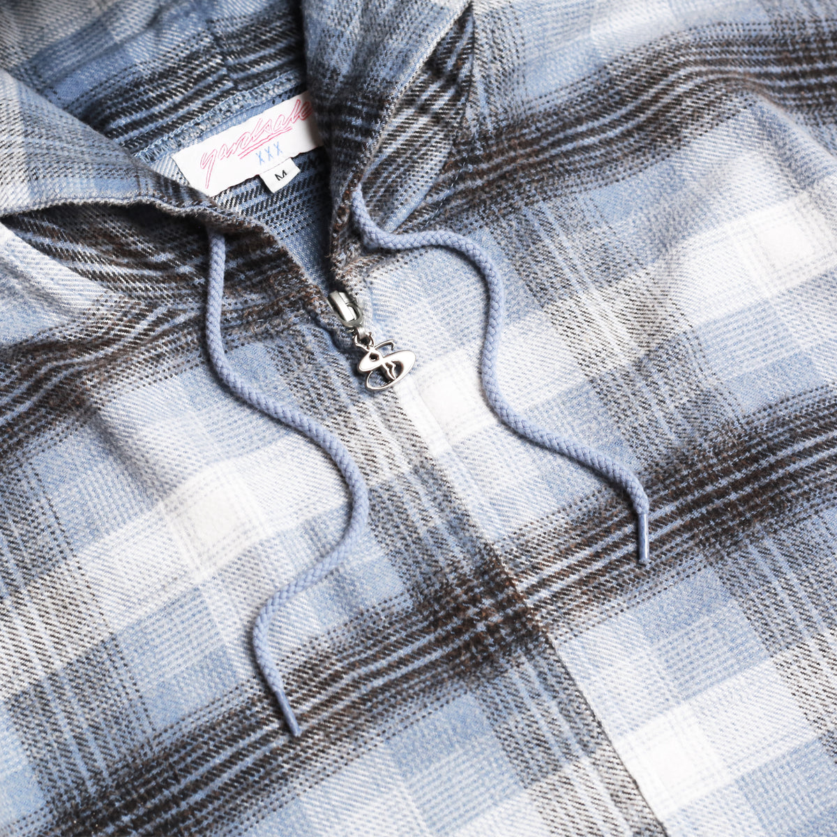 Tartan Fullzip Hood (Blue)