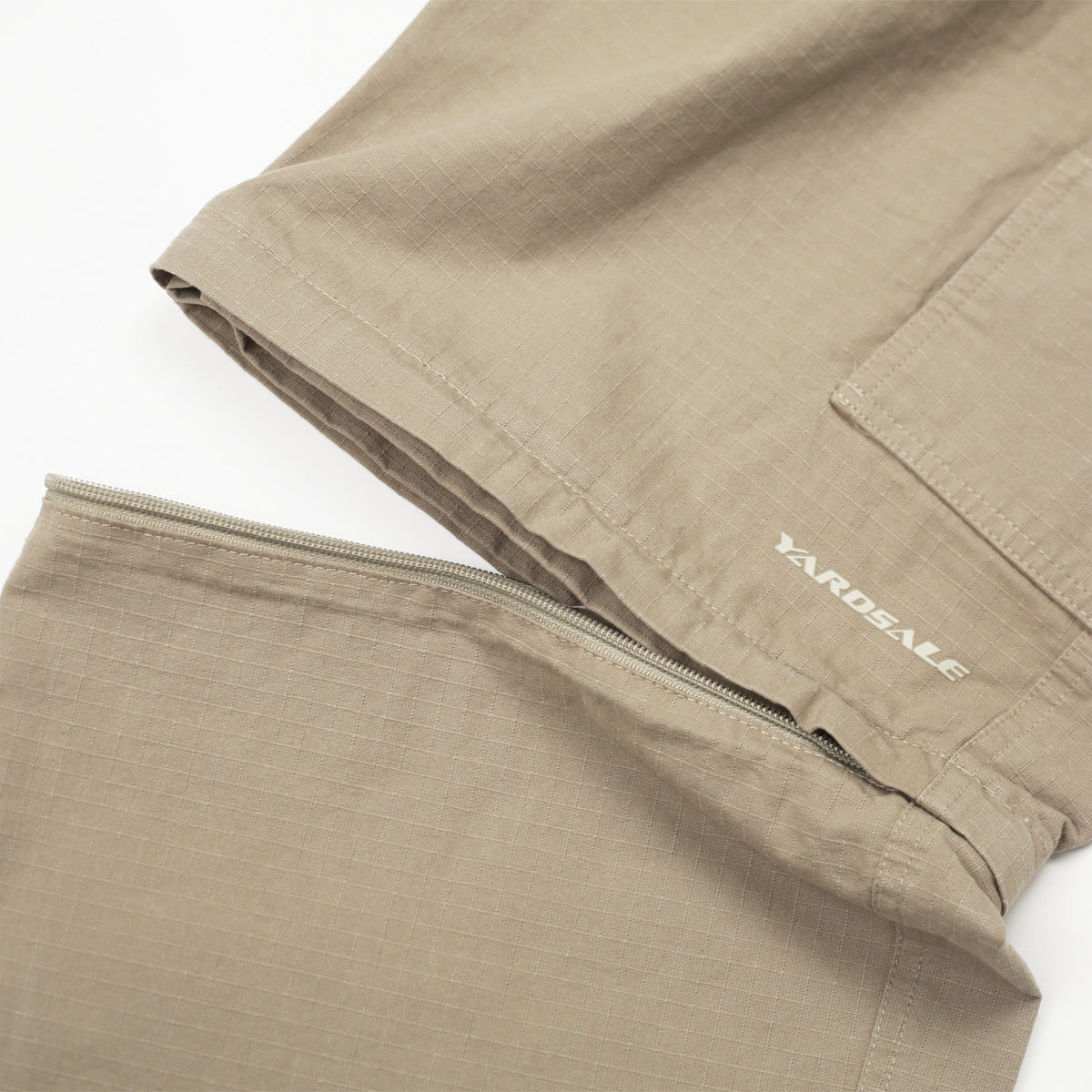 Phantasy Ripstop Cargo Zip-off Shorts (Beige)