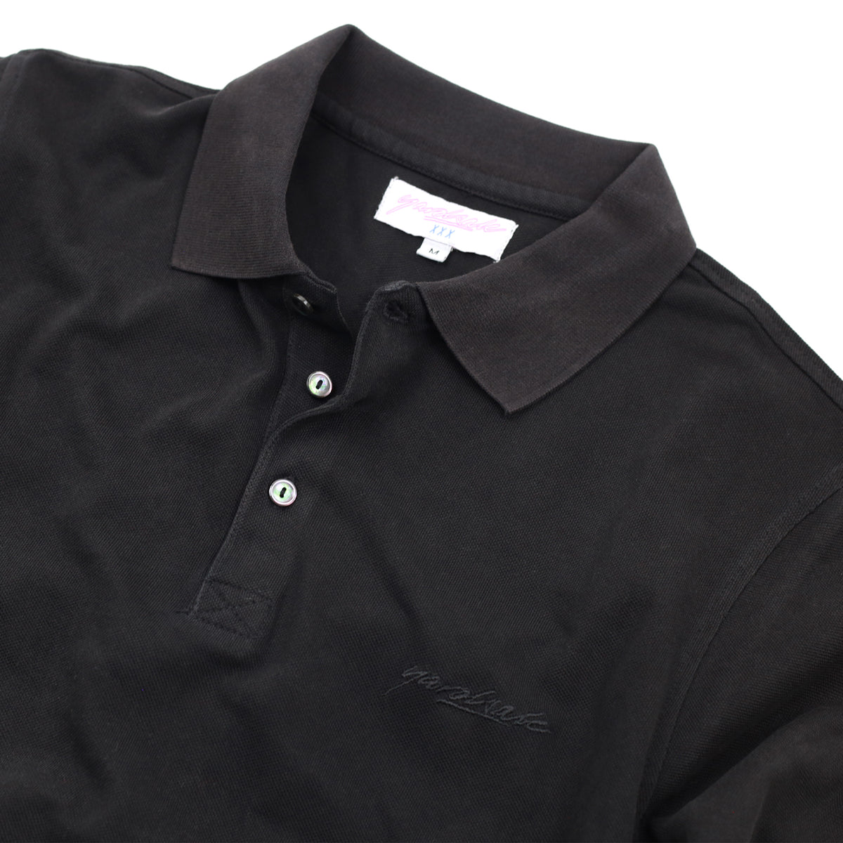Pique Polo (Black)