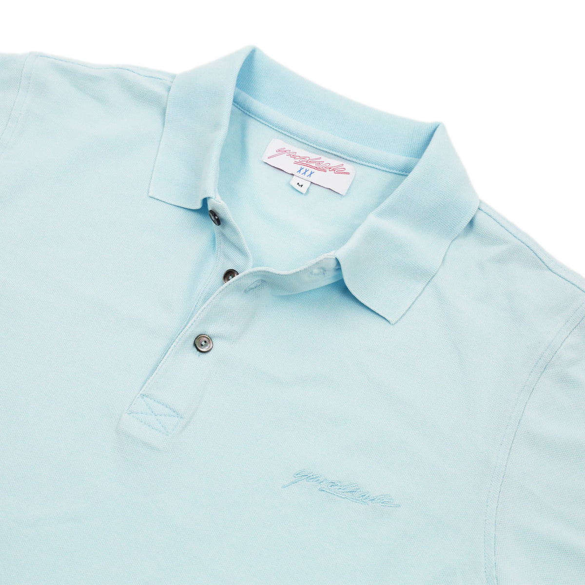 Pique Polo (Blue)