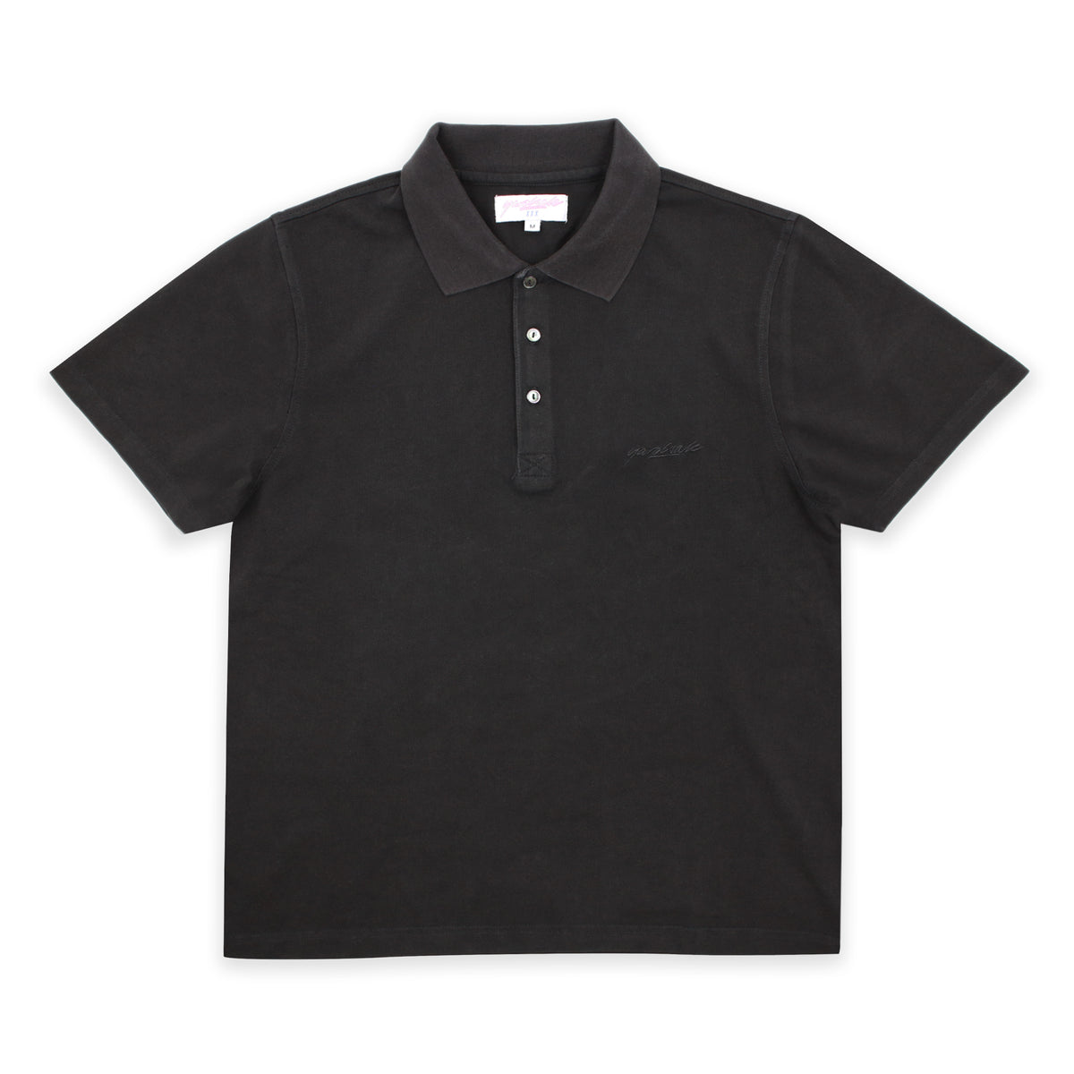 Pique Polo (Black)
