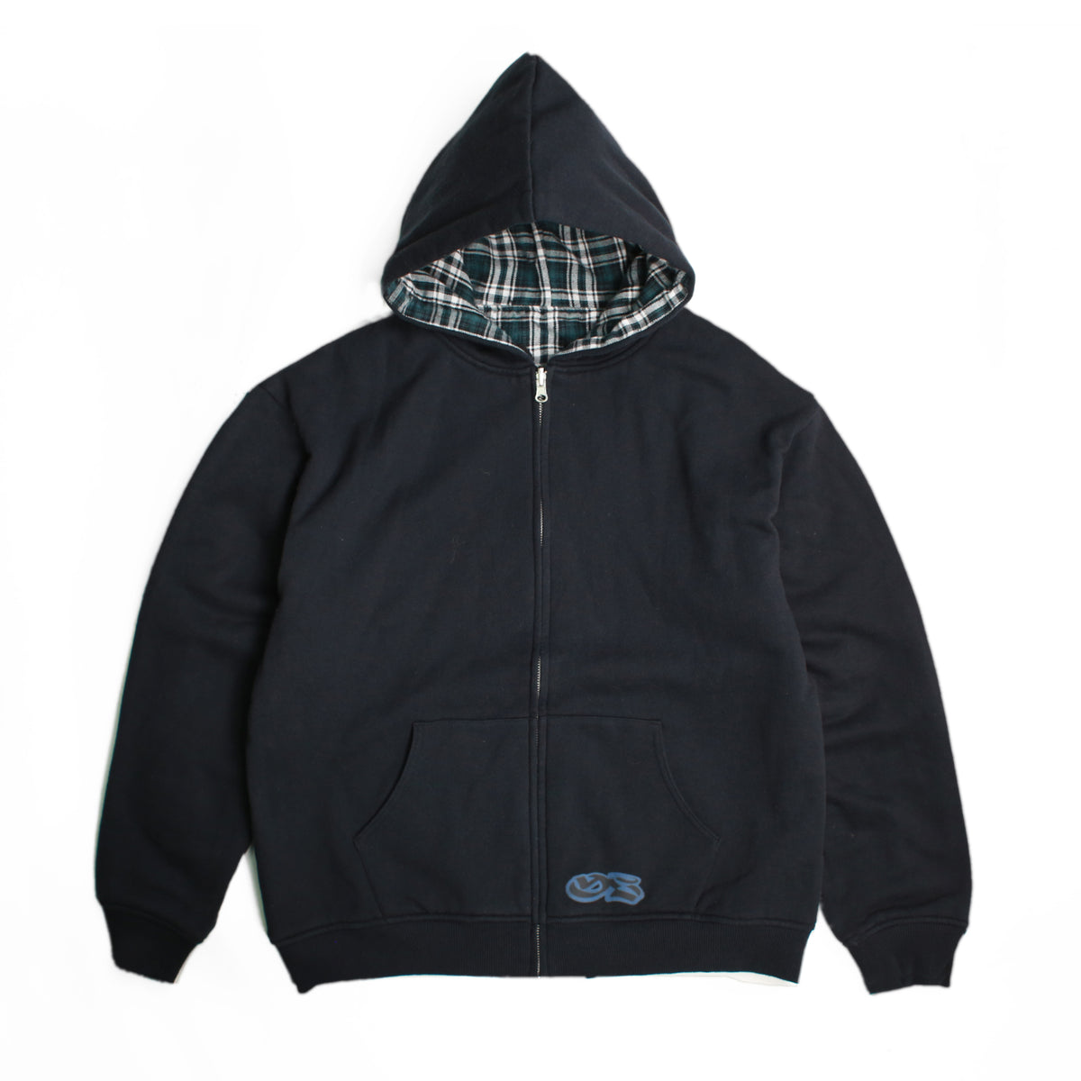 Reversible Flannel Hoodie (Green)