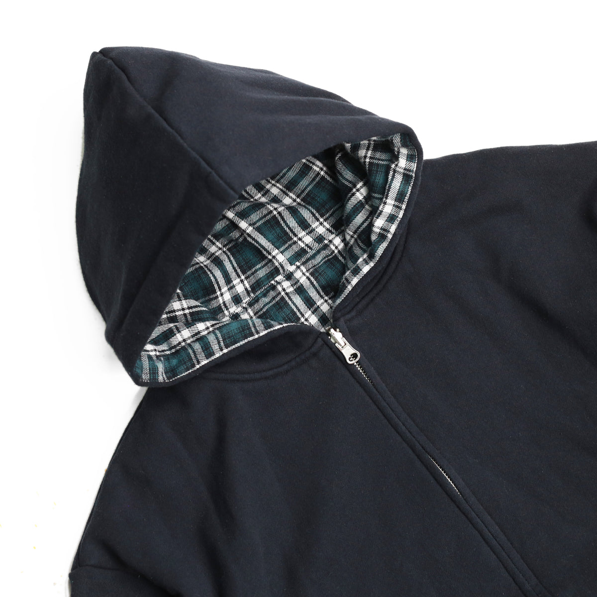 Reversible Flannel Hoodie (Green)