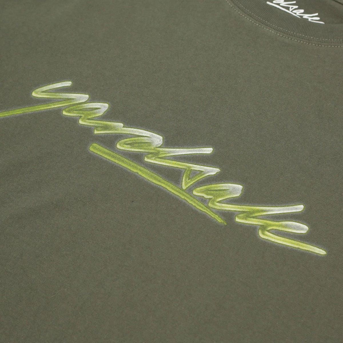 Washed Script T-Shirt (Sand)