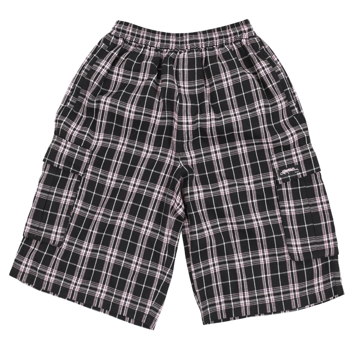 Shoreline Plaid Shorts (Black)