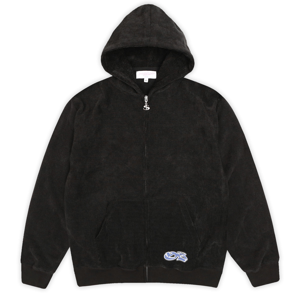 Sprayed Waffle Hood (Black)