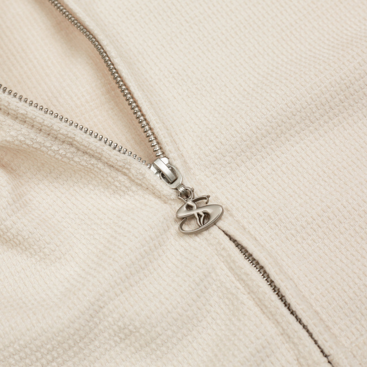 Sprayed Waffle Hood (Off-White)