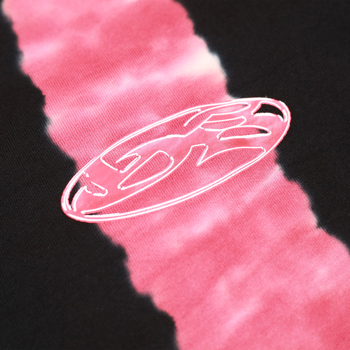 Flower Tie Dye T-Shirt (Black)