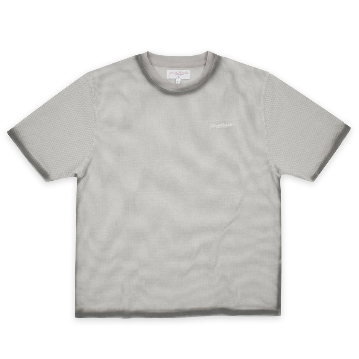 Waffle Fade T-Shirt (Light Grey)